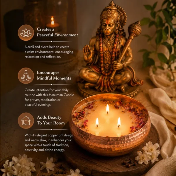 Benefits of Hanuman Candle | Protection Urli Candle
